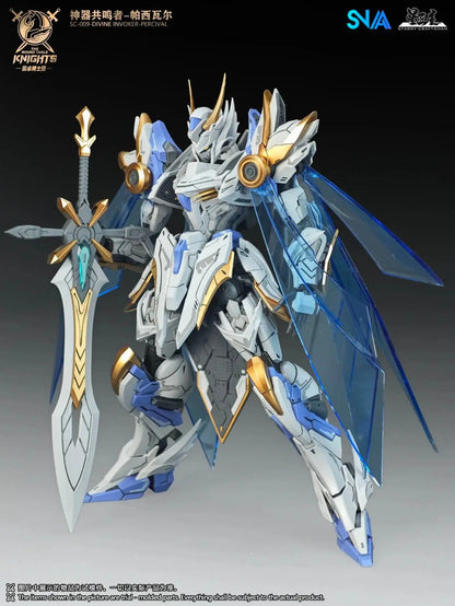 【In Stock】 SNAA SC-009 Divine Invoker Percival Deluxe The Round Table Knights Model Kit  HG 1/144 Action Figures Toy Gift