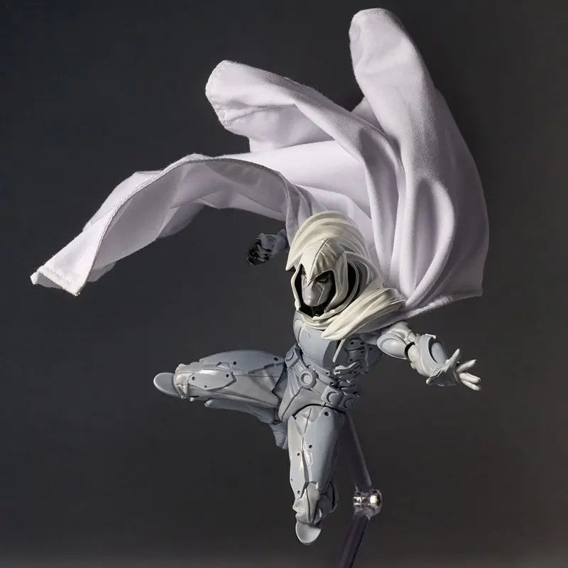 New Moon Knight Figure Revoltech Amazing Yamaguchi Marc Spector Action Figurine Collection Ornament Model Toys Birthday Gifts