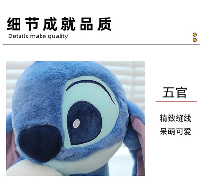 67cm Big Size Disney Lilo & Stitch Anime Plush Stuffed Doll Room Kawaii Plushies Pillow Decorations Children's Holiday Gifts