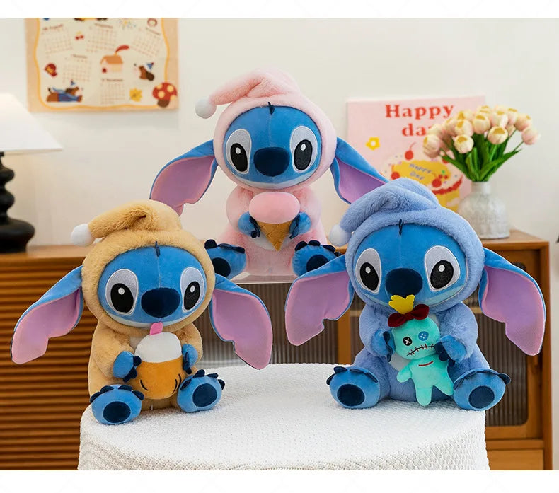 80cm Super Big Size Stitch Disney Anime Plush Stuffed Doll Lilo & Stitch Plushies Room Decorates Children's Pillow Holiday Gifts