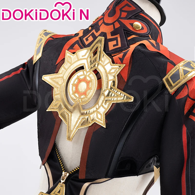Mavuika Cosplay Costume Game Genshin Impact Cosplay【XS-3XL】DokiDoki-N Natlan Pyro Archon Mavuika Women Black Costume Plus Size