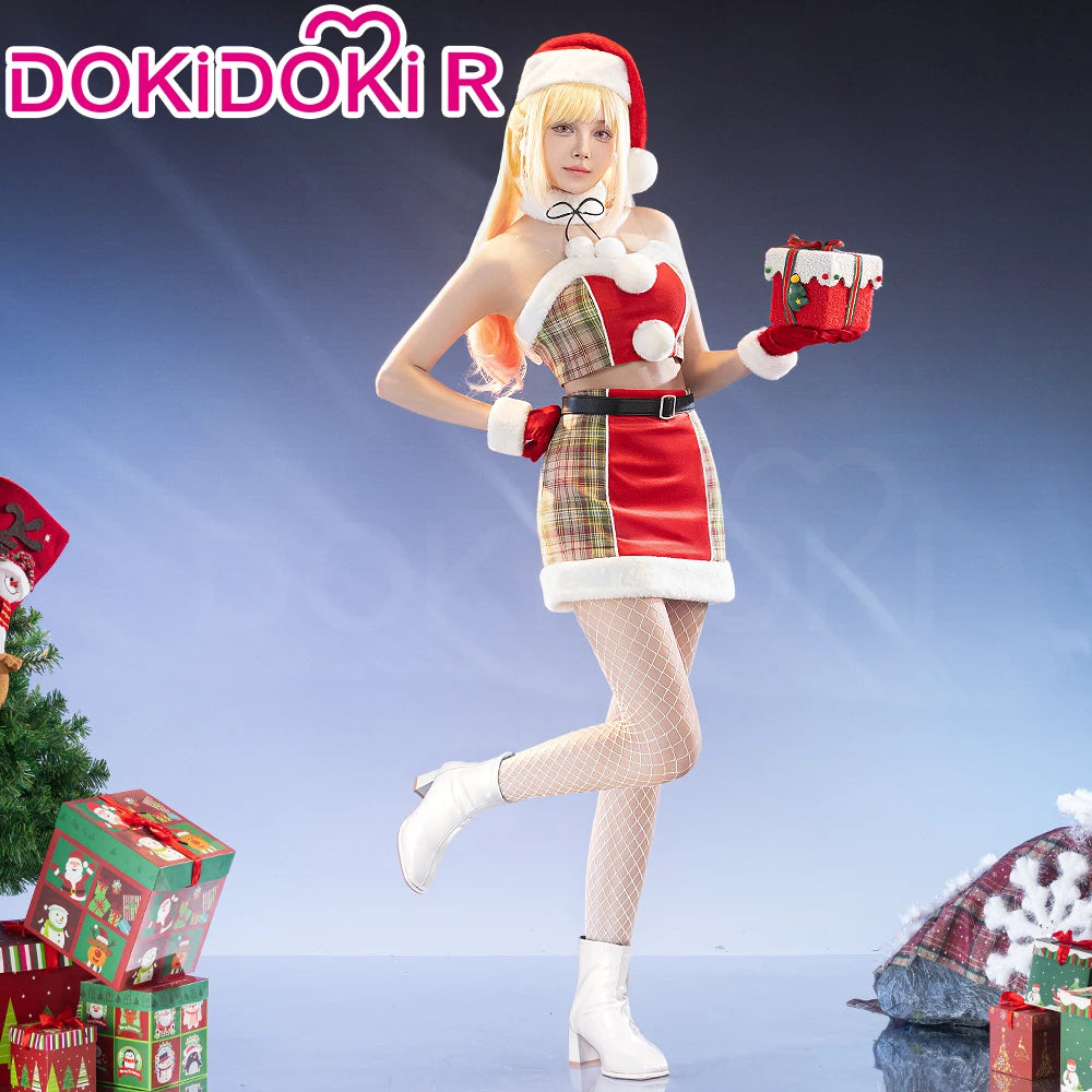 IN STOCK Kitagawa Marin Cosplay Costume Anime【S-3XL】DokiDoki-R Women Sexy Dress Christmas Cosplay Hat Plus Size