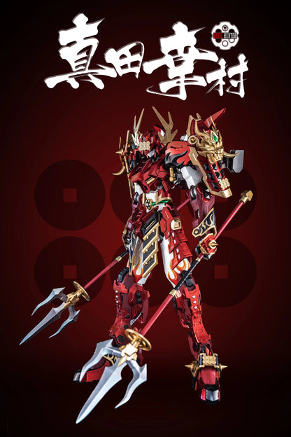 1/100 Date Masamune&Sanada Yukimura Series Alloy Die Casting Frame Action Figure Robot Ninja Assembly Model Desktop Decore Gifts