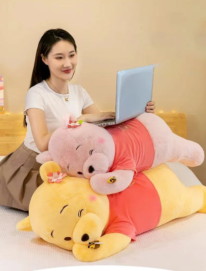 40-100CM New Disney Winnie the Pooh Bear Doll Cartoon Plush Toy Cute Anime Soft Pillow Stuffed Kawaii Children's Birthday Gift