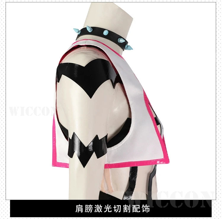 SF6 Juri Han Cosplay Costume Set Polyester Women