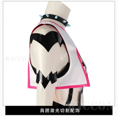 SF6 Juri Han Cosplay Costume Set Polyester Women