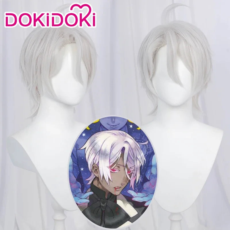 IN STOCK Vanitas Noe Archiviste Wig Anime The Case Study of Vanitas Cosplay Wig DokiDoki Vanitas no Karte Black Hair Earrings