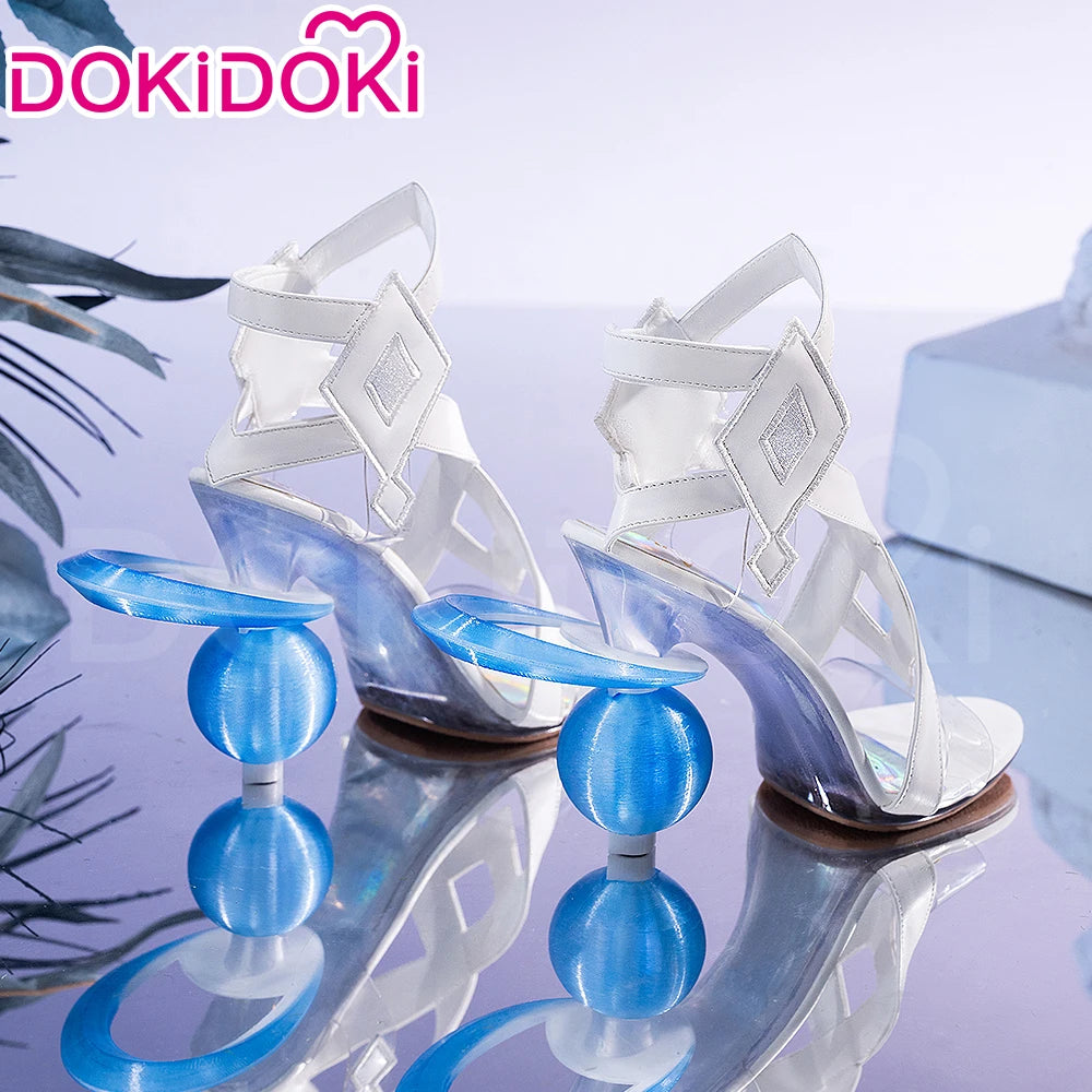 IN STOCK Columbina Luminous Shoes Cosplay Game Genshin Impact Cosplay DokiDoki Fatui Women High Heel Shoes Columbina Cosplay