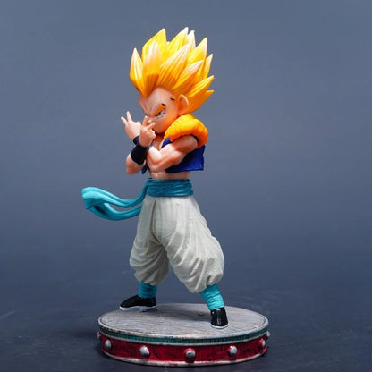 15cm Super Saiyan Gotenks Dragon Ball PVC Action Figure Desktop Ornament Model Toy Gift