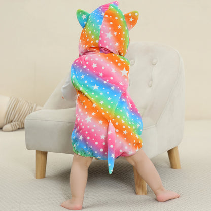 Baby Boy Romper 0 to 3 6 9 12 18 24 Months One Piece Hooded Baby Fall Outfit Newborn Girl Clothes Funny Yellow Jumpsuit Pajamas