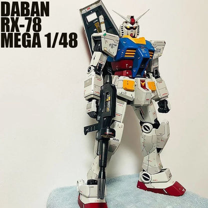 In Stock DABAN RX-78 MEGA 1/48 RX-78-2 Assembly Model Kit With Water Sticker Action Figure Model Kit Mecha Hobby Toys Gifts