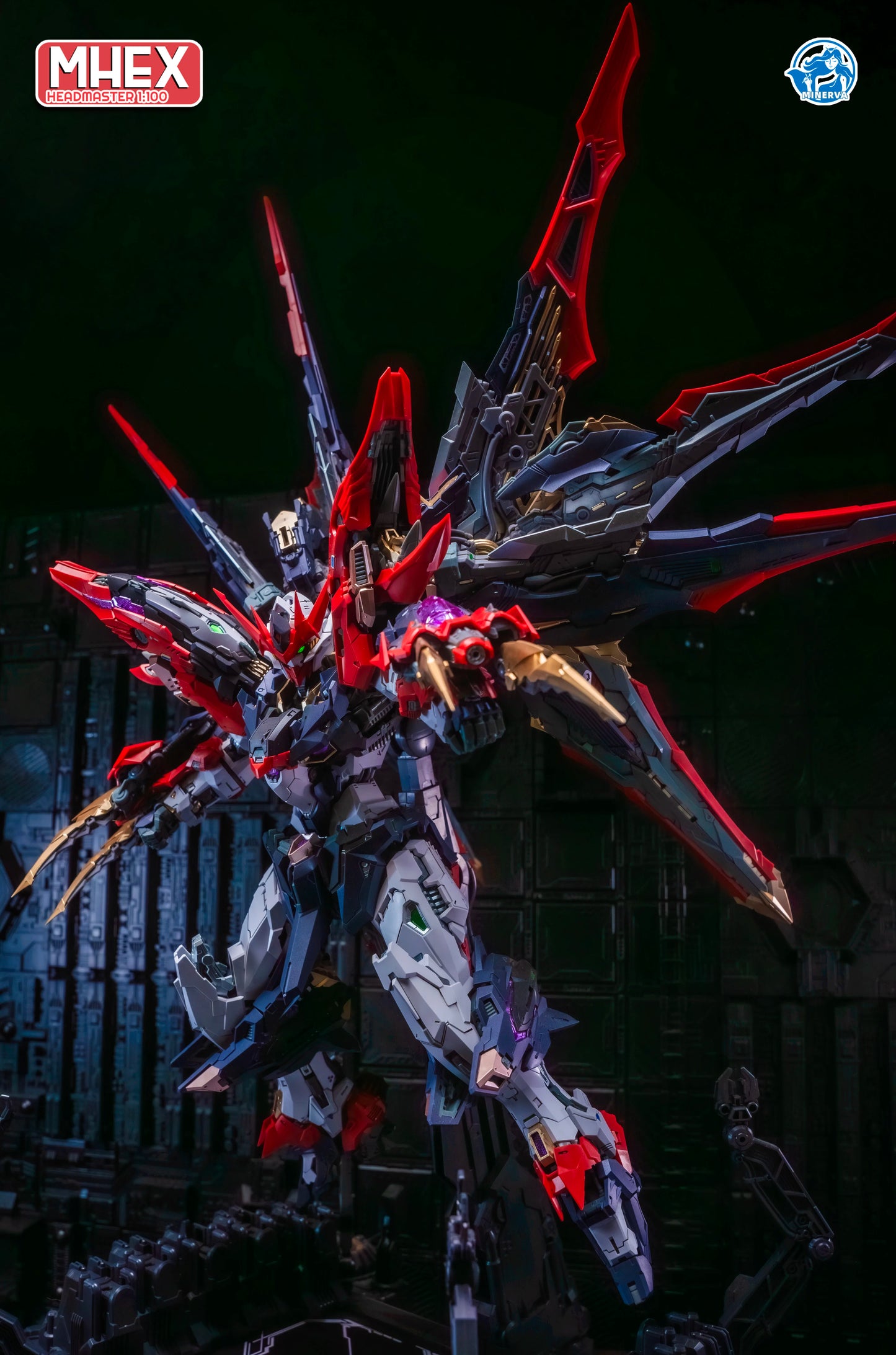 Minerva Hobby LINGXUZI Head Carving Replace Head For MG Barbatos Sky Defender Assembly Model Kit Toy GK Model Accessory Gift