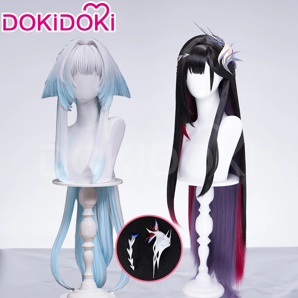 IN STOCK Cerydra Hysilens Wig Game Honkai: Star Rail Cosplay DokiDoki HSR Women 100cm Wig Hysilens Cosplay Headwear Free Cap