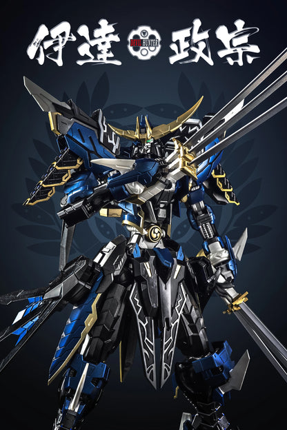 1/100 Date Masamune&Sanada Yukimura Series Alloy Die Casting Frame Action Figure Robot Ninja Assembly Model Desktop Decore Gifts