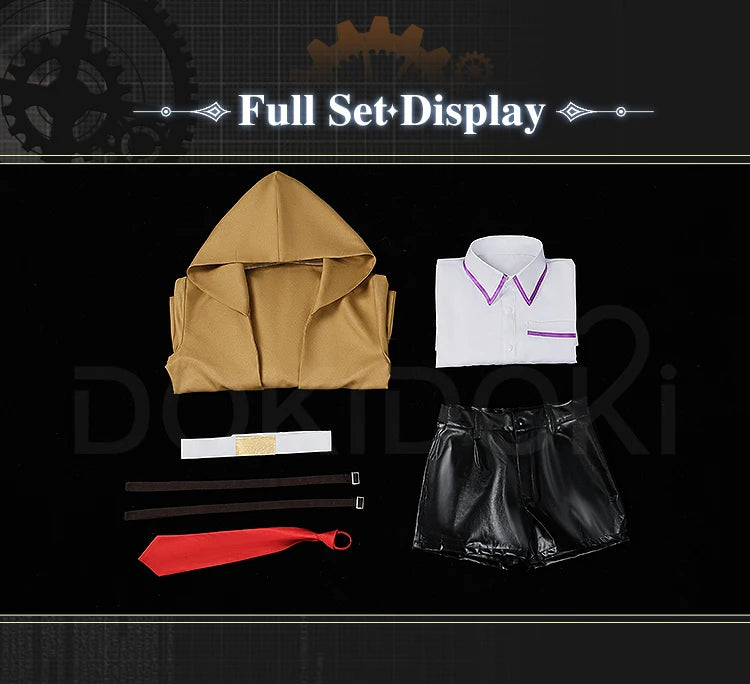 Makise Kurisu Cosplay Costume Game Steins Gate Cosplay【S-2XL】DokiDoki-N Women Uniform Costume Makise Kurisu Cosplay Plus Size