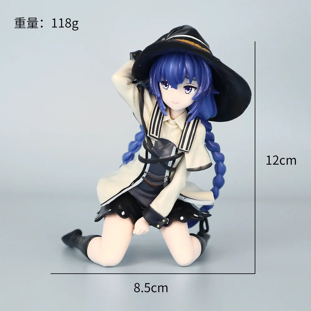 10cm Anime Jobless Reincarnation Roxy Migurdia Action Figure Desktop Decorations Kawaii Girl Figure Noodle Stopper Pvc Model Toy
