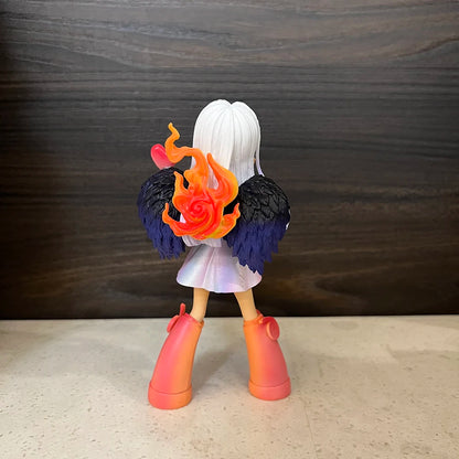 11.5cm/4.53in Anime One Piece Figure Boa·Hancock Figure Seraphim Hancock PVC Cute Statue Collection Model Toys Gifts