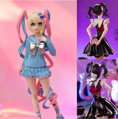Million-Follower Streamer Girl | Super Cute Hana & Tenshi-chan Figure Merchandise | Decoration, Collection, Gift for Holidays