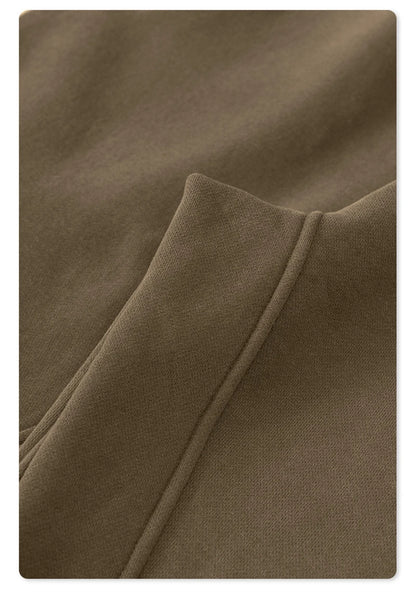 ZODF 345gsm Fleece Straight Pants for Men Unisex Loose Comfortable Sport Trousers Autumn Winter HY0864