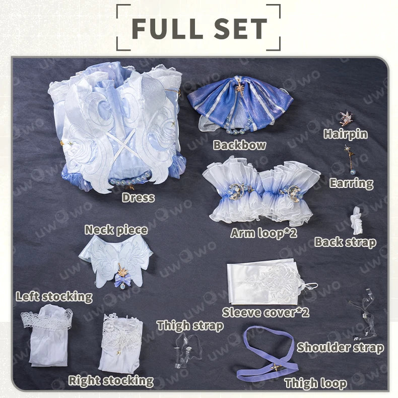 IN STOCK UWOWO Robin Cosplay Game Honkai Star Rail Fanart Robin Fairy Princess Cosplay Costume Halloween Costume