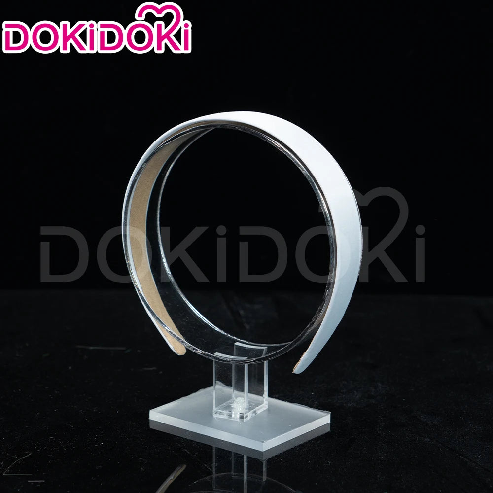 IN STOCK SUA Wig Anime Cosplay Wig Alien Stage DokiDoki Women 35cm Black Short Hair Ear Clips Heat Resiatant Hair Free Wig Cap