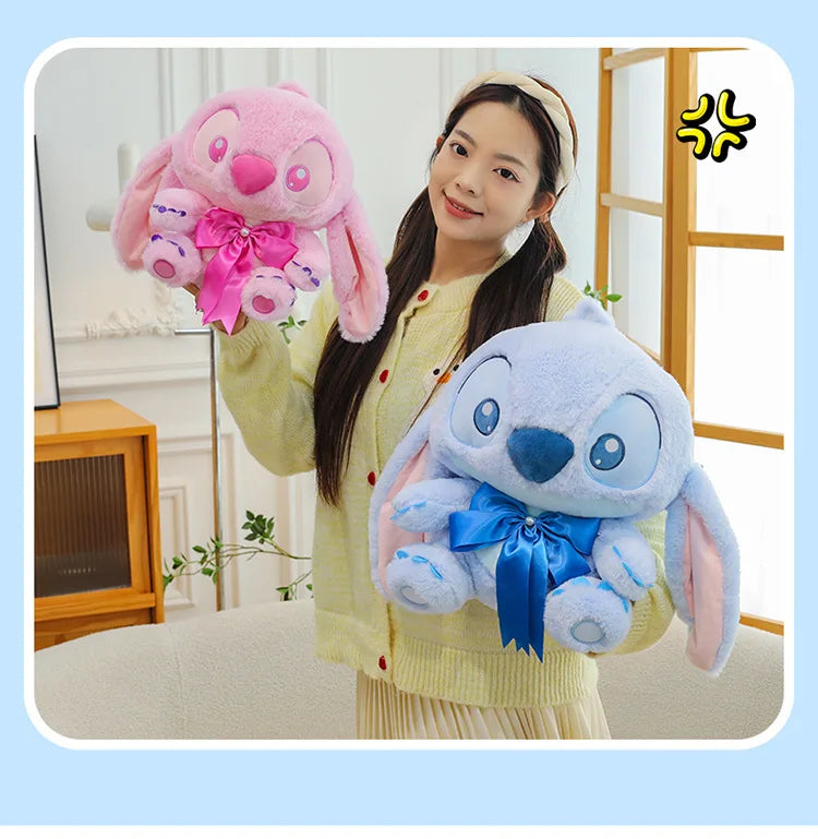 20/30/40CM Big Size Stitch Disney Anime Plush Stuffed Doll Kawaii Room Decor Plush Pillow Children's Holiday Gifts