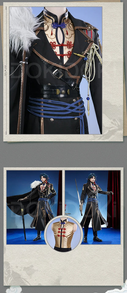 Blade Doujin Cosplay Costume Game Honkai: Star Rail Cosplay DokiDoki-SR Men Costume Blade Doujin The Warrior Cosplay
