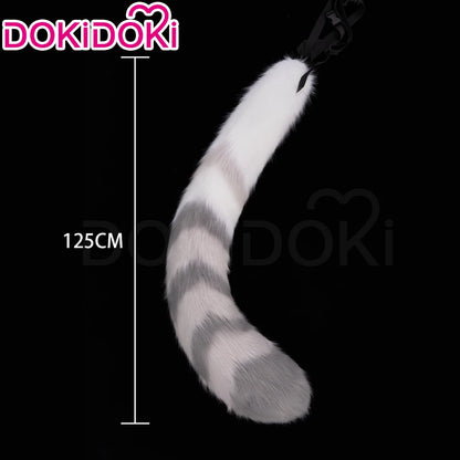Seth Ellen Joe Hoshimi MiyabI Ju Fufu Von Lycaon Tail Ears Cosplay Props Game Zenless Zone Zero DokiDoki 125cm Tail Halloween