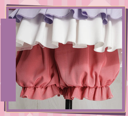 UWOWO Collab series: Game Identity Crossover II Cheerleader Cosplay Costume Pink Costume