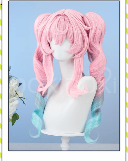 IN STOCK Castorice Hyacine Wig Game Honkai: Star Rail DokiDoki Halloween 100cm Long Hair Castorice Cosplay Headwear Free Cap