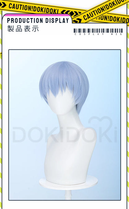 IN STOCK Himmel Stark Heiter Wig Anime Frieren: Beyond Journey's End Cosplay DokiDoki Men Wreath Blue Short Hair Heat Resistant
