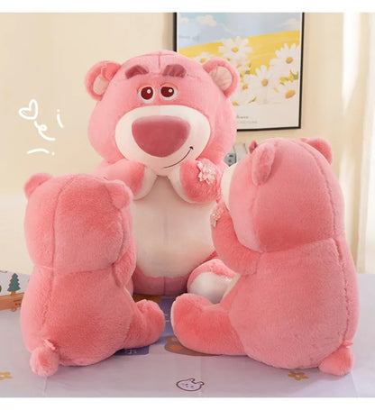 40/55/70cm Super Big Size Lotso Disney Cartoon Anime Plush Stuffed Doll Kawaii Room Decoration Plush Pillow Kids Holiday Gift