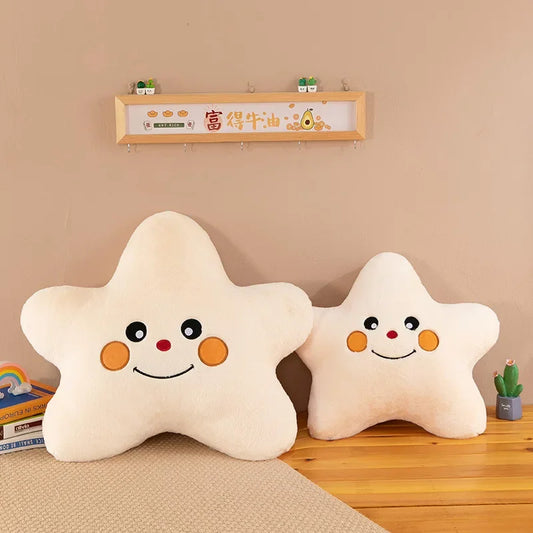 New Kawaii 55-70cm Cartoon Bedroom Pentagram Children's Pillow Backrest Cute Plush Toy Boy Girl Gift