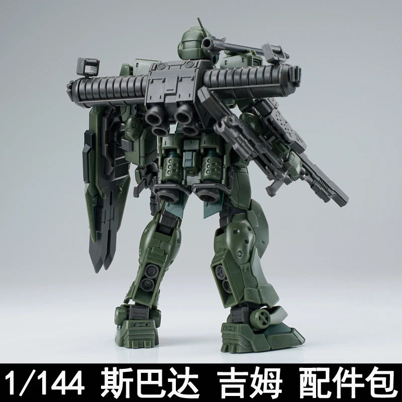 In Stock EW Model GM Spartan Accessories Package HG 1/144 RGM-79S General Package Assembly Model Kit Change Parts Action Figure