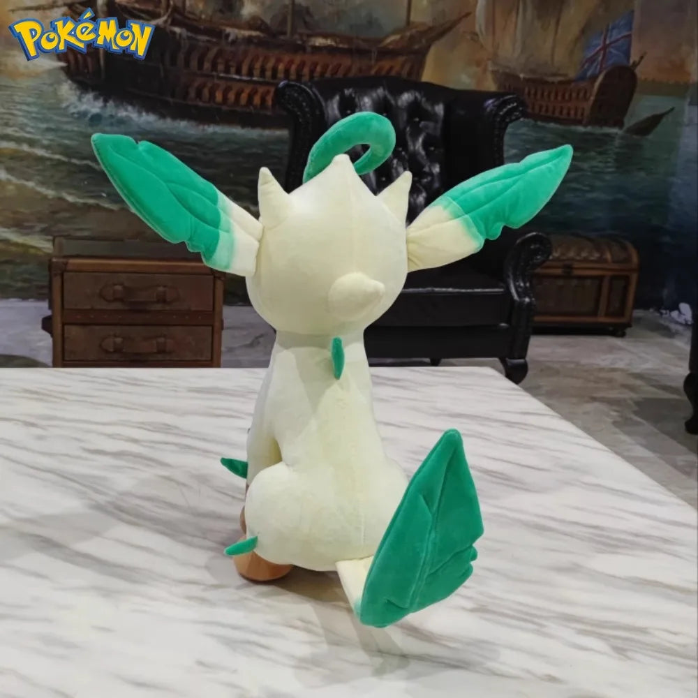 50CM Pokemon Plushies Leafeon Cartoon Anime Stuffed Pocket Monster Kawaii Ornament Comfortable Soft Doll Children's Toys Gift