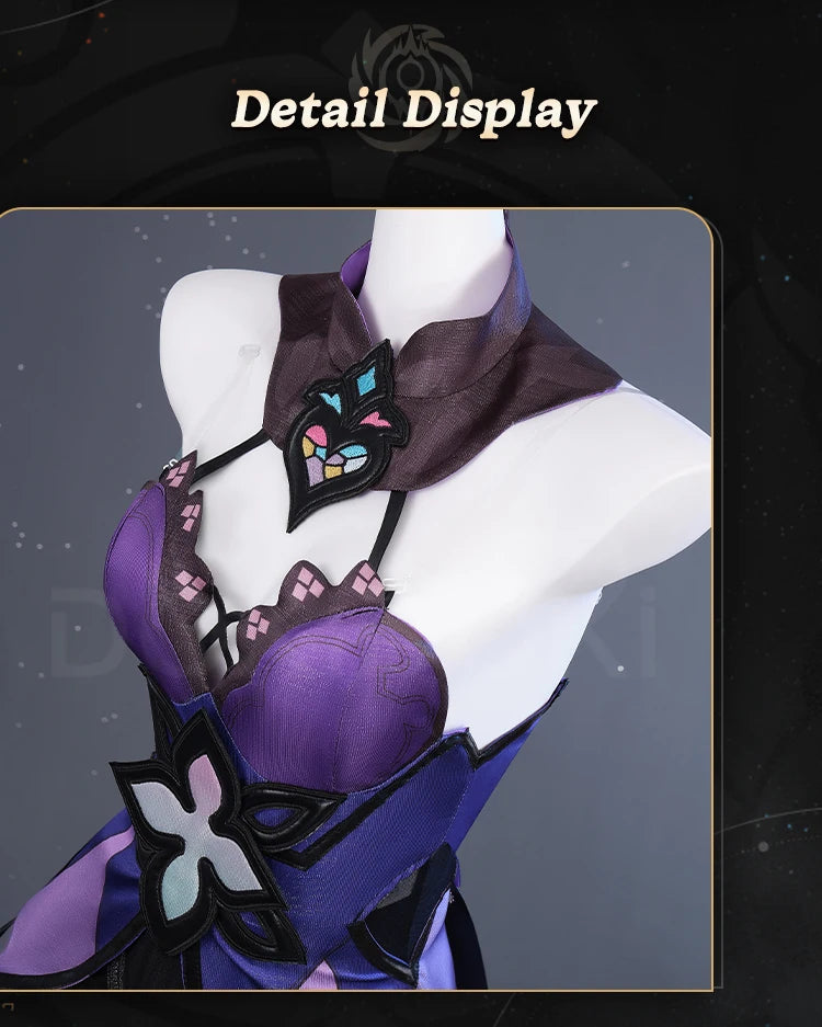 IN STOCK Black Swan Cosplay Costume Game Honkai: Star Rail【XS-3XL】DokiDoki-N Honkai Women Costume Black Swan Cosplay Plus Size