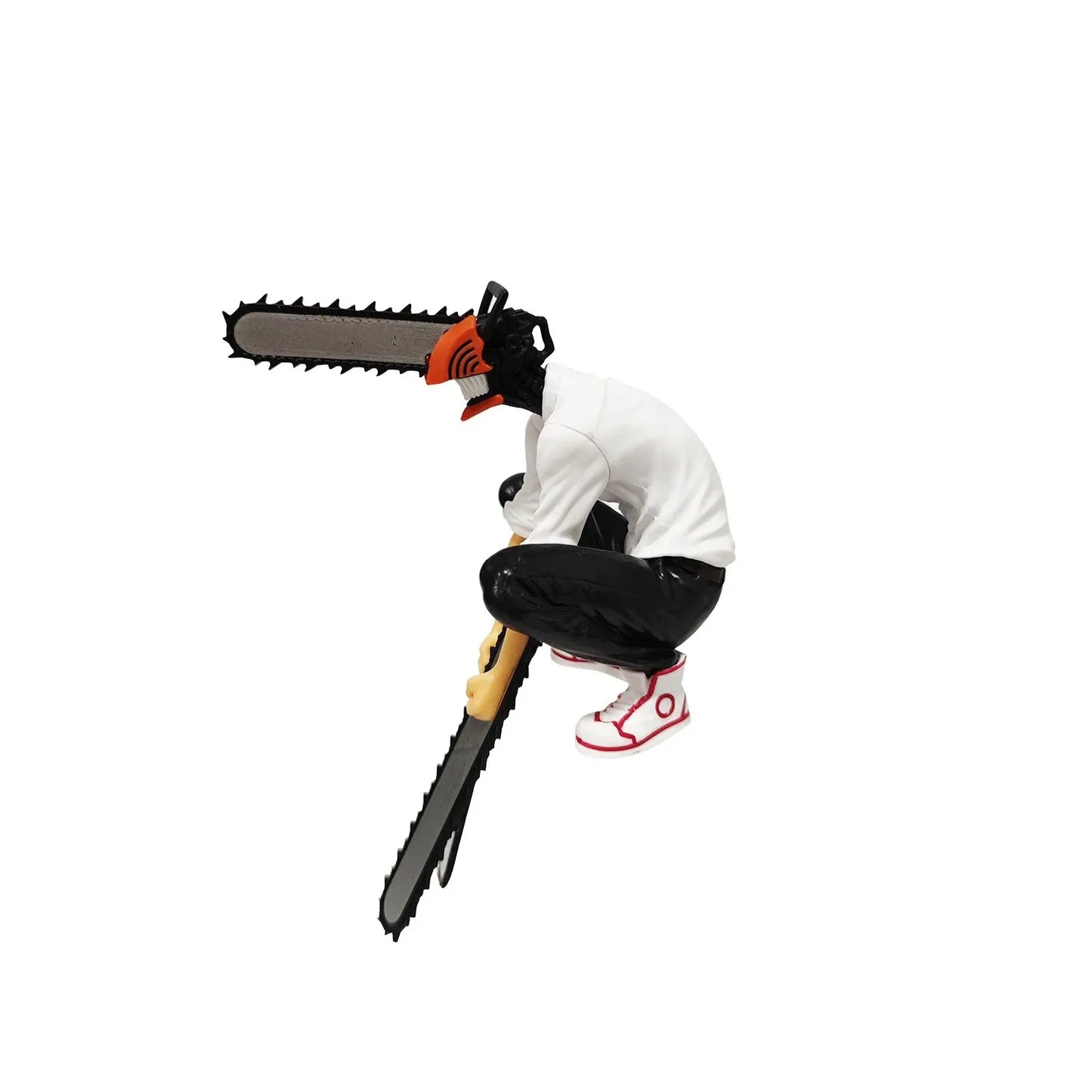 Viral Chainsaw Man Denji Collectible Figure - Car & Room Dual-Use Decoration, Poseable Doll, Christmas & New Year Holiday