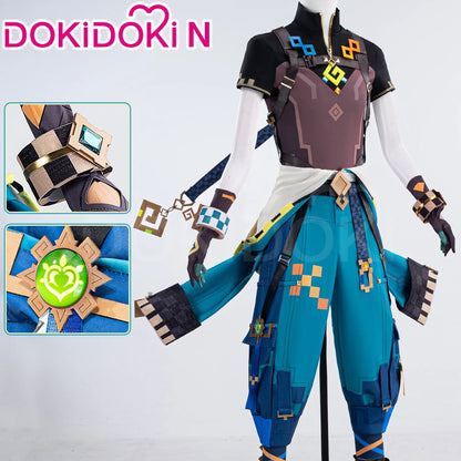 IN STOCK Kinich Costume Game Genshin Impact Cosplay【XS-3XL】DokiDoki-N Men Huitztlan Natlan Kinich Costume Cosplay Plus Size