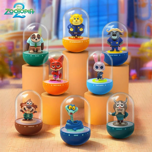 52TOYS Zootopia Nick Judy Night Light 9cm PVC Model