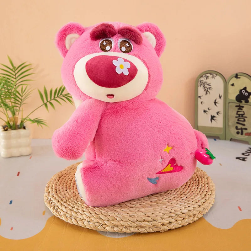 30/40/50cm Big Size Disney Lotso Kawaii Anime Plush Stuffed Doll Room Decor Cartoon Plushies Children's Pillow Holiday Gifts