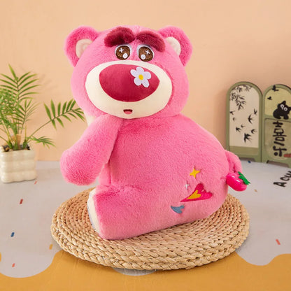 30/40/50cm Big Size Disney Lotso Kawaii Anime Plush Stuffed Doll Room Decor Cartoon Plushies Children's Pillow Holiday Gifts