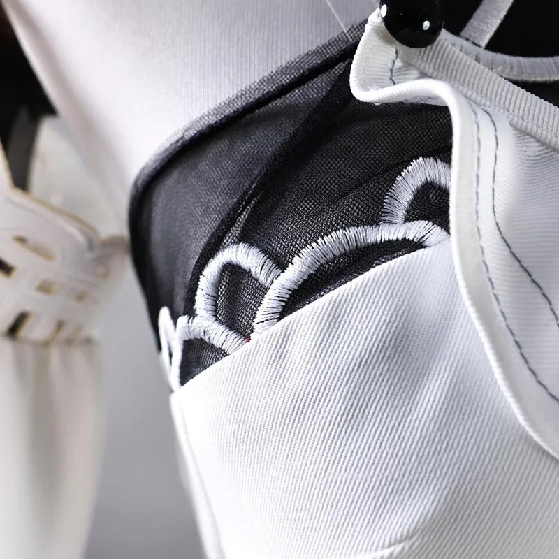 Wuthering Waves Phrolova Cosplay Costume Wig White Dress Fractsidus Carnival Halloween Party for Women Girls Accessory iCoser