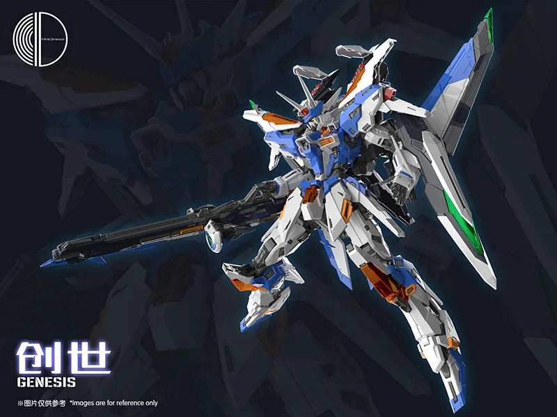 Infinite Dimension MG 1/100 GENESIS Model Kit Assembly Action Figure Robot Plastic Customized Doll Toy Gift