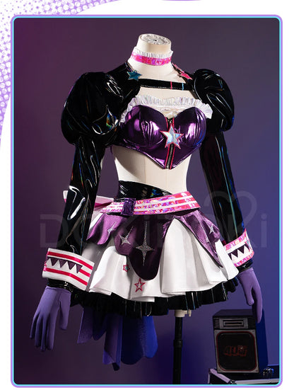 IN STOCK Rinn Lenn Lukaa Cosplay Costume【XS-2XL】DokiDoki-R Women Men Cute Short Dress Costume Muse Dash Rinn Cosplay Plus Size