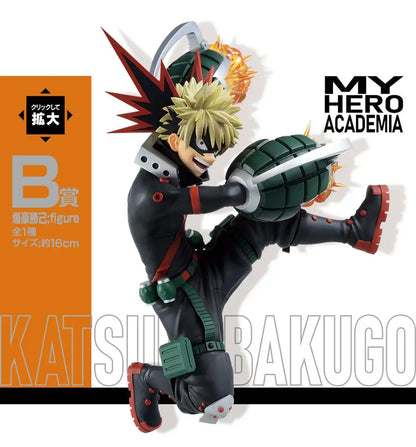 Bandai Ichiban Kuji My Hero Academia Ochaco Uraraka Deku Bakugou 12-18cm PVC Model