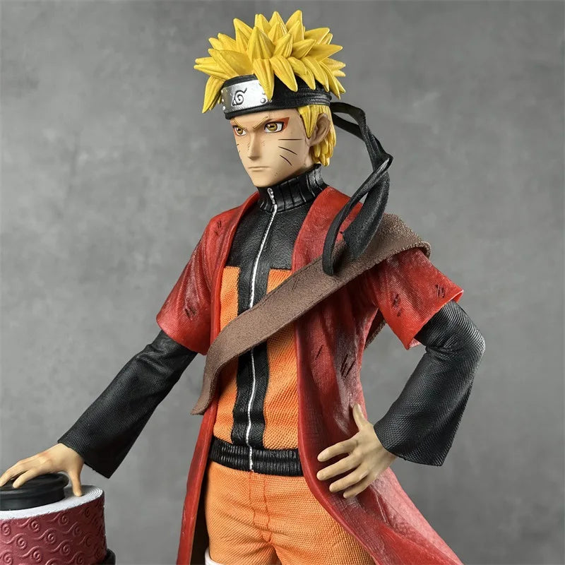 42CM Anime Naruto Uzumaki 1/6 Action Figures Cartoon Anime GK PVC Model Doll Collectible Statue Boy Toys For Collection Gift