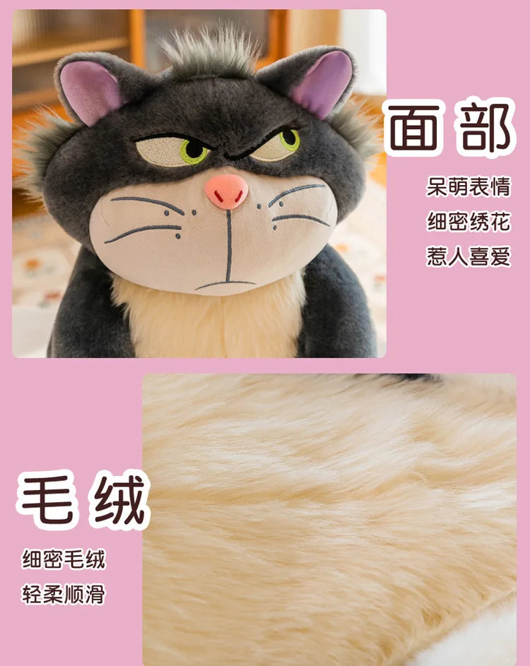 45/60/80cm Big Size Disney Lucifer Kawaii Anime Plush Stuffed Doll Room Decoration Cartoon Plushie Pillow Ornament Children Gift