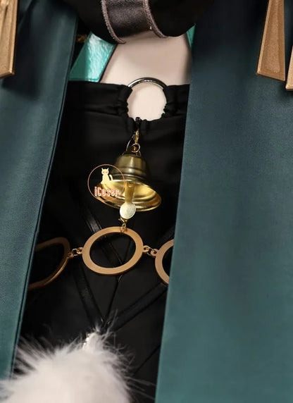 Zenless Zone Zero Lucia Cosplay Costume Wig Uniform Cloak Headwear Tail Spook Shack Halloween Party for Women Girls Role Play