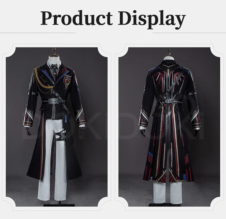 Caleb MC Cosplay Costume Game Love and Deepspace【XS-2XL】DokiDoki-R Men Women Pilot Uniform Xia Yizhou Hat Plus Size