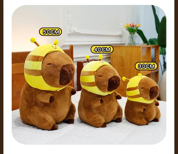 50cm Capybara Plush Simulation Capibara Anime Fluffty Toy Cute Doll Stuffed Animals Soft Doll Plush  Children's Birthday Gifts